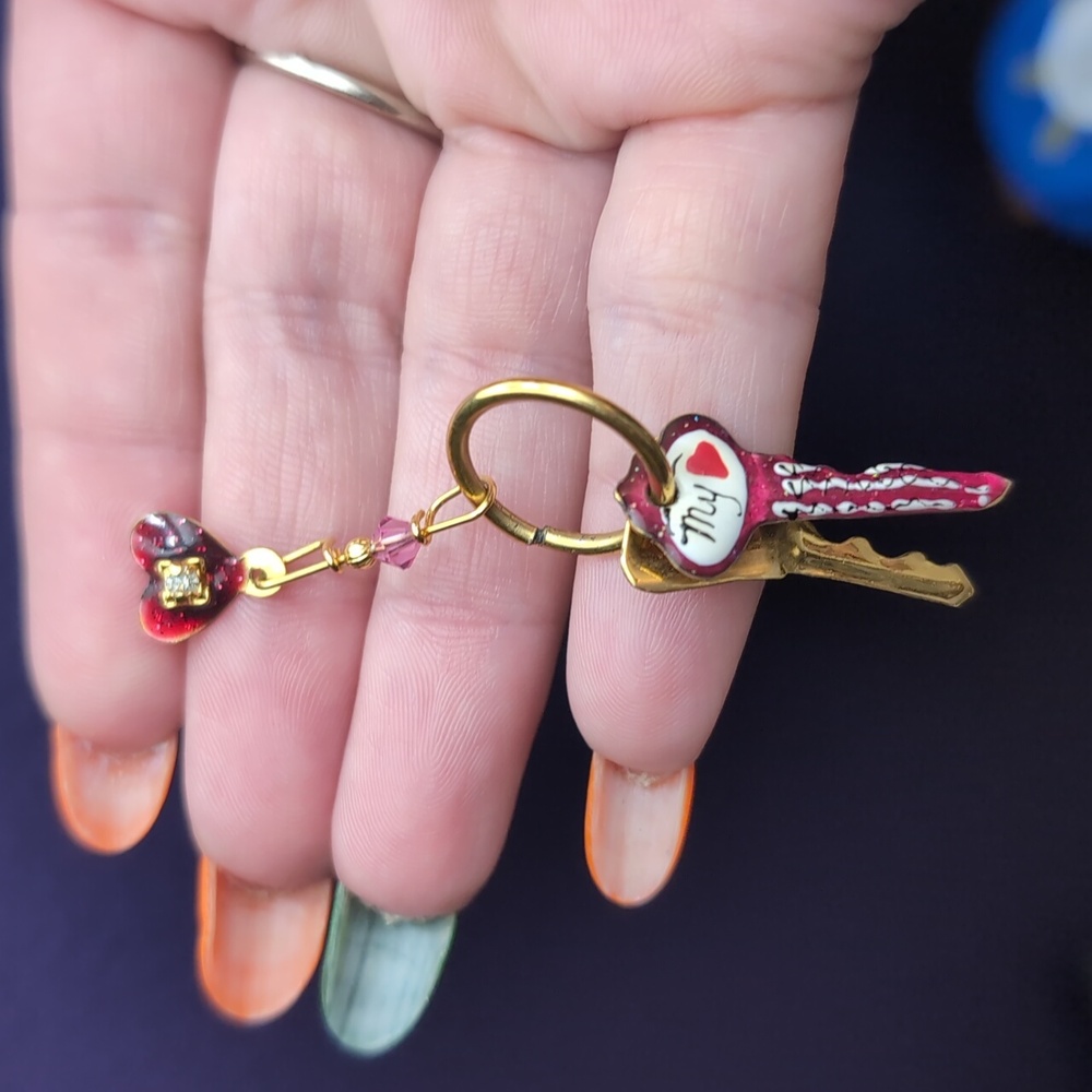 LATR Key To My Heart & Car Earrings - Picture 4 of 7